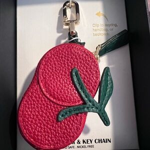 Elegant Red and Green Key Holder
